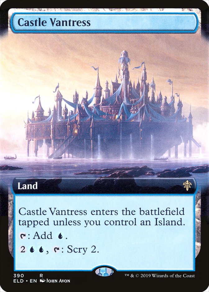 Castle Vantress (Extended Art) [Throne of Eldraine] | Gamers Paradise