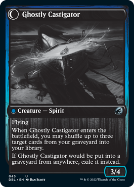 Covetous Castaway // Ghostly Castigator [Innistrad: Double Feature] | Gamers Paradise