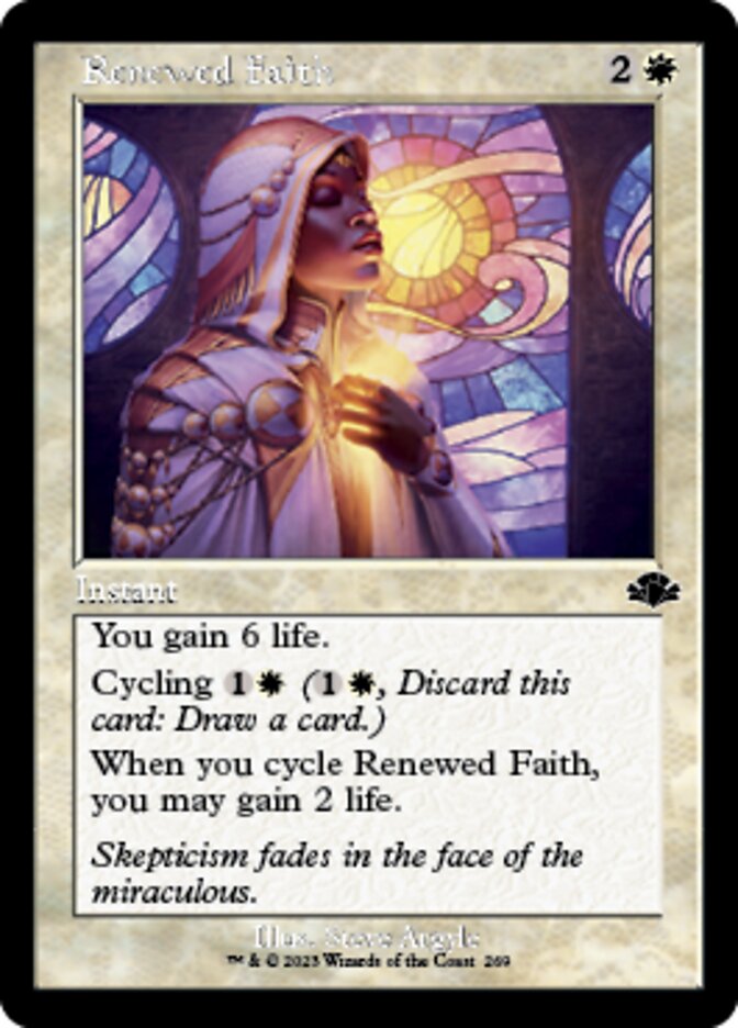 Renewed Faith (Retro) [Dominaria Remastered] | Gamers Paradise