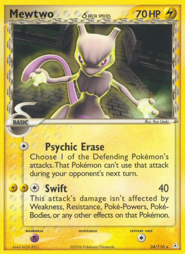 Mewtwo (24/110) (Delta Species) [EX: Holon Phantoms] | Gamers Paradise