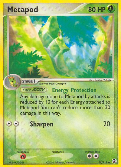 Metapod (39/112) [EX: FireRed & LeafGreen] | Gamers Paradise