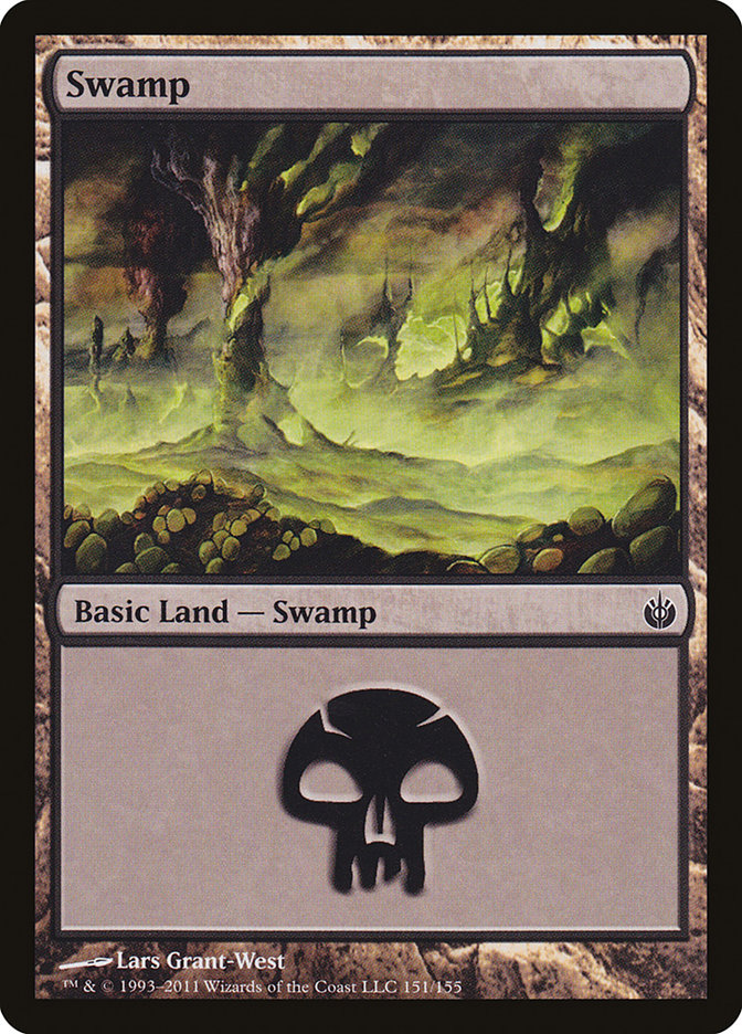 Swamp (151) [Mirrodin Besieged] | Gamers Paradise