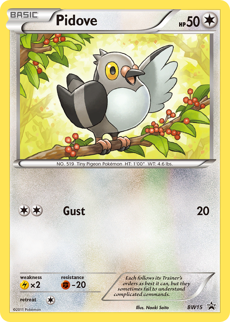 Pidove (BW15) [Black & White: Black Star Promos] | Gamers Paradise