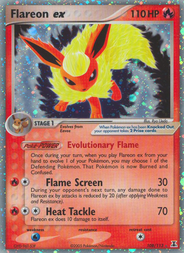 Flareon ex (108/113) [EX: Delta Species] | Gamers Paradise