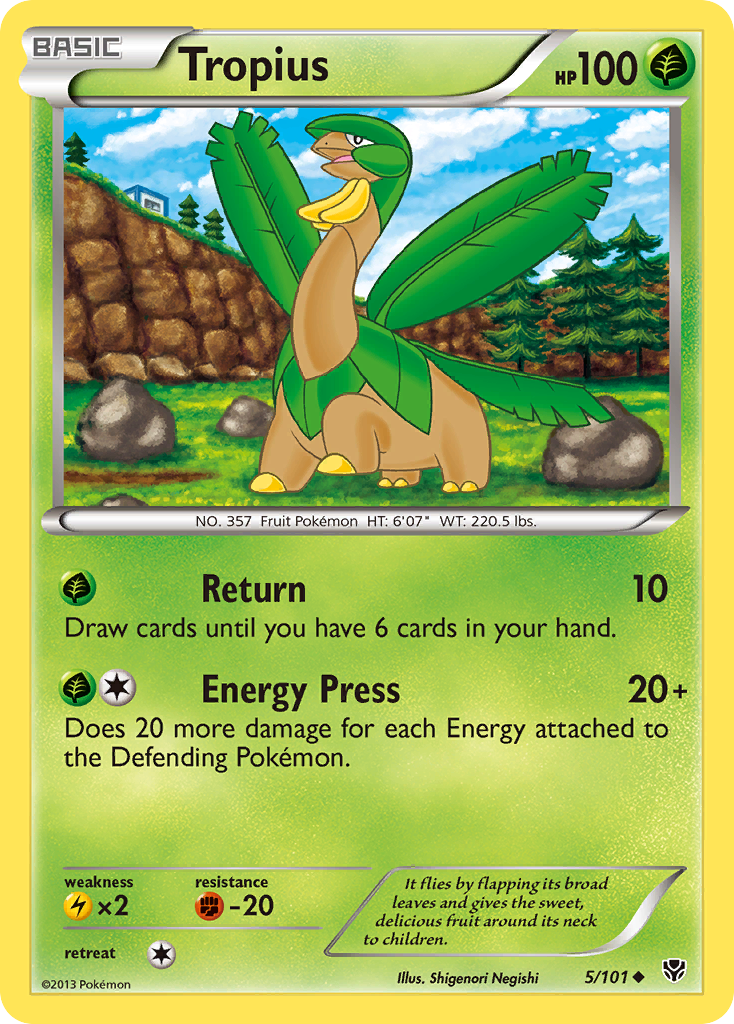 Tropius (5/101) [Black & White: Plasma Blast] | Gamers Paradise