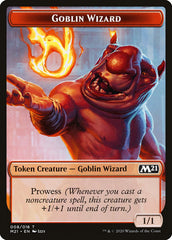 Demon // Goblin Wizard Double-Sided Token [Core Set 2021 Tokens] | Gamers Paradise