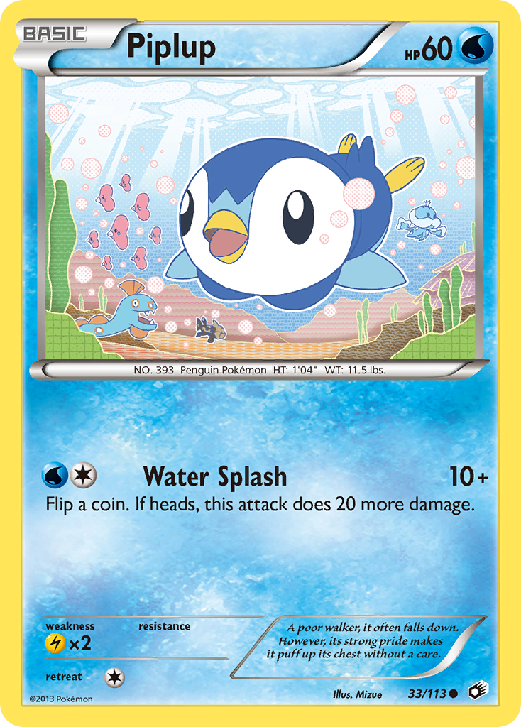 Piplup (33/113) [Black & White: Legendary Treasures] | Gamers Paradise