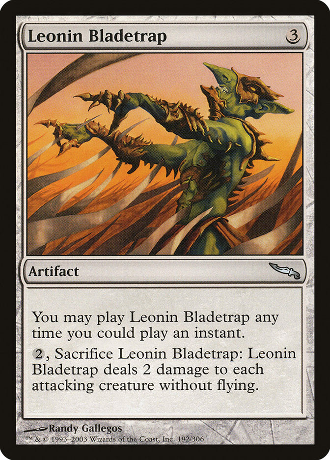 Leonin Bladetrap [Mirrodin] | Gamers Paradise