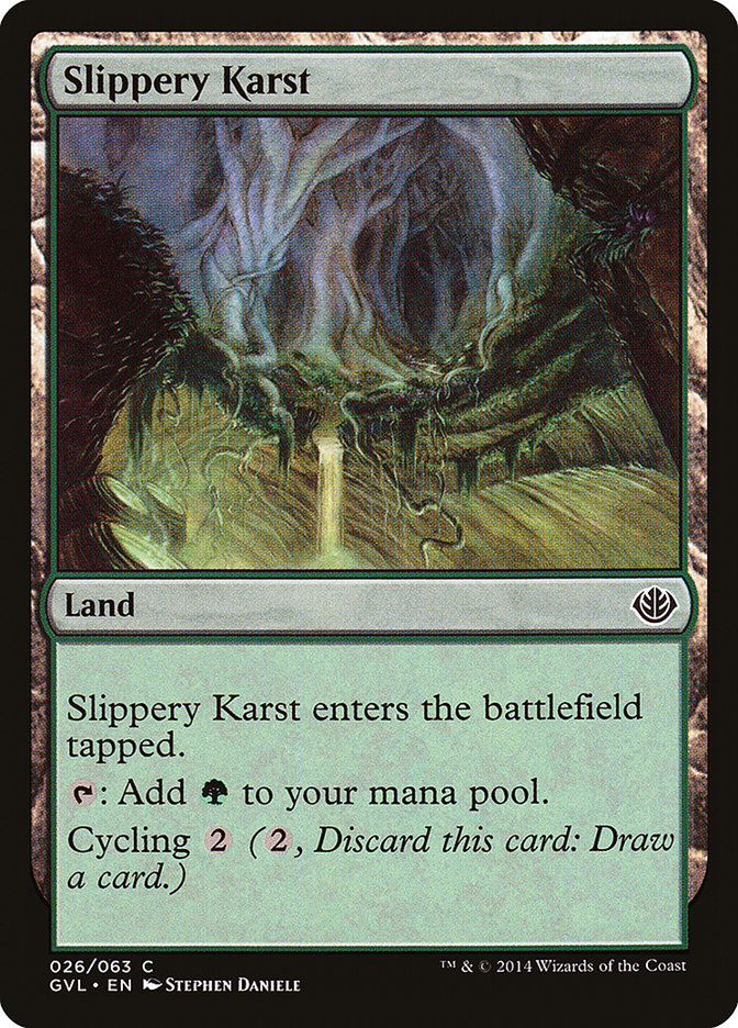 Slippery Karst (Garruk vs. Liliana) [Duel Decks Anthology] | Gamers Paradise