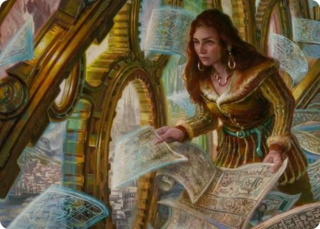 Cartographer's Survey Art Card [Innistrad: Crimson Vow Art Series] | Gamers Paradise