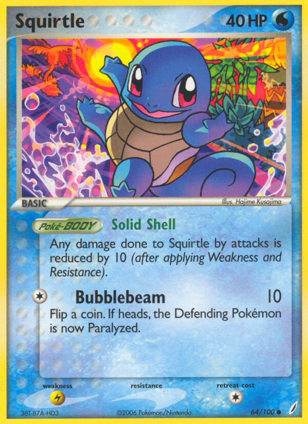 Squirtle (64/100) [EX: Crystal Guardians] | Gamers Paradise
