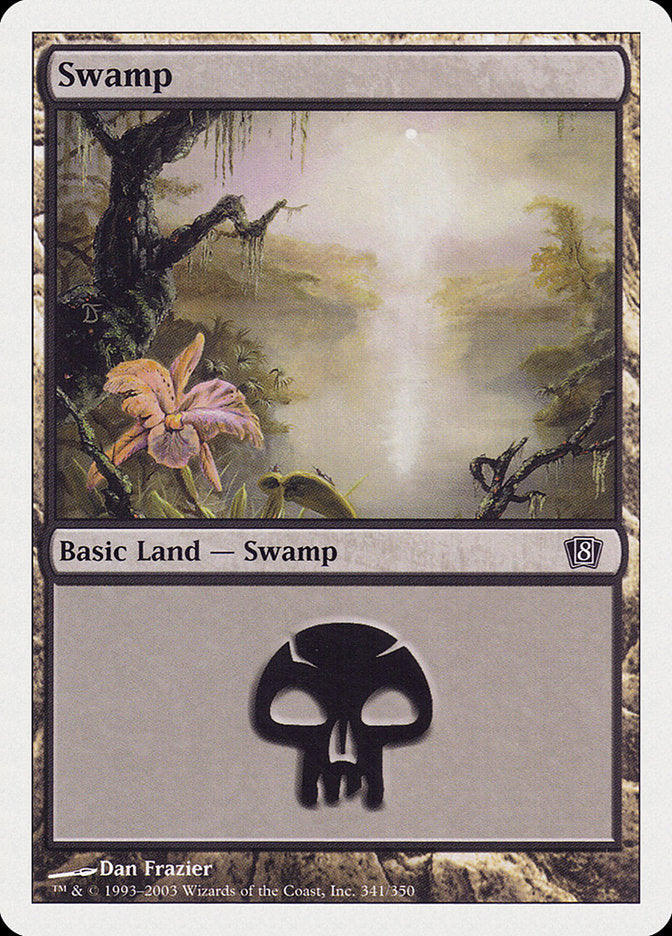 Swamp (341) [Eighth Edition] | Gamers Paradise