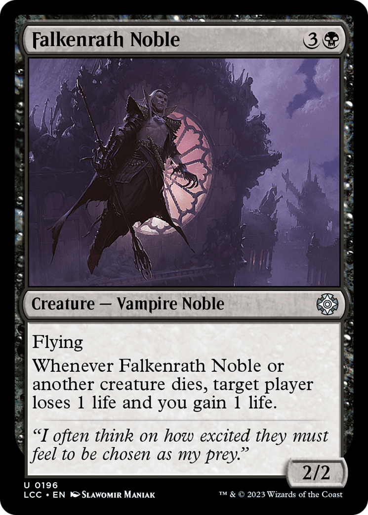 Falkenrath Noble [The Lost Caverns of Ixalan Commander] | Gamers Paradise