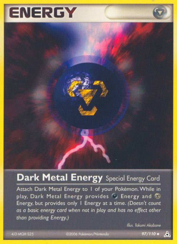 Dark Metal Energy (97/110) [EX: Holon Phantoms] | Gamers Paradise
