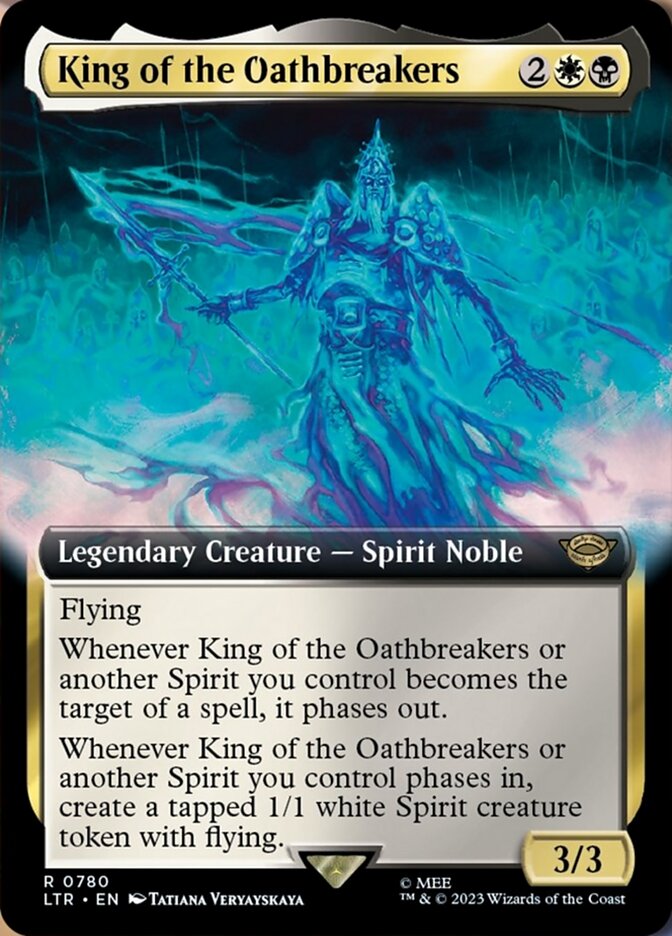 King of the Oathbreakers (Extended Art) (Surge Foil) [The Lord of the Rings: Tales of Middle-Earth] | Gamers Paradise