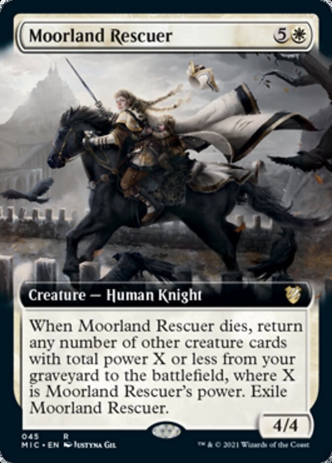 Moorland Rescuer (Extended Art) [Innistrad: Midnight Hunt Commander] | Gamers Paradise