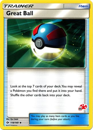 Great Ball (119/149) (Charizard Stamp #55) [Battle Academy 2020] | Gamers Paradise