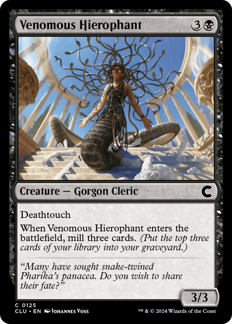 Venomous Hierophant [Ravnica: Clue Edition] | Gamers Paradise