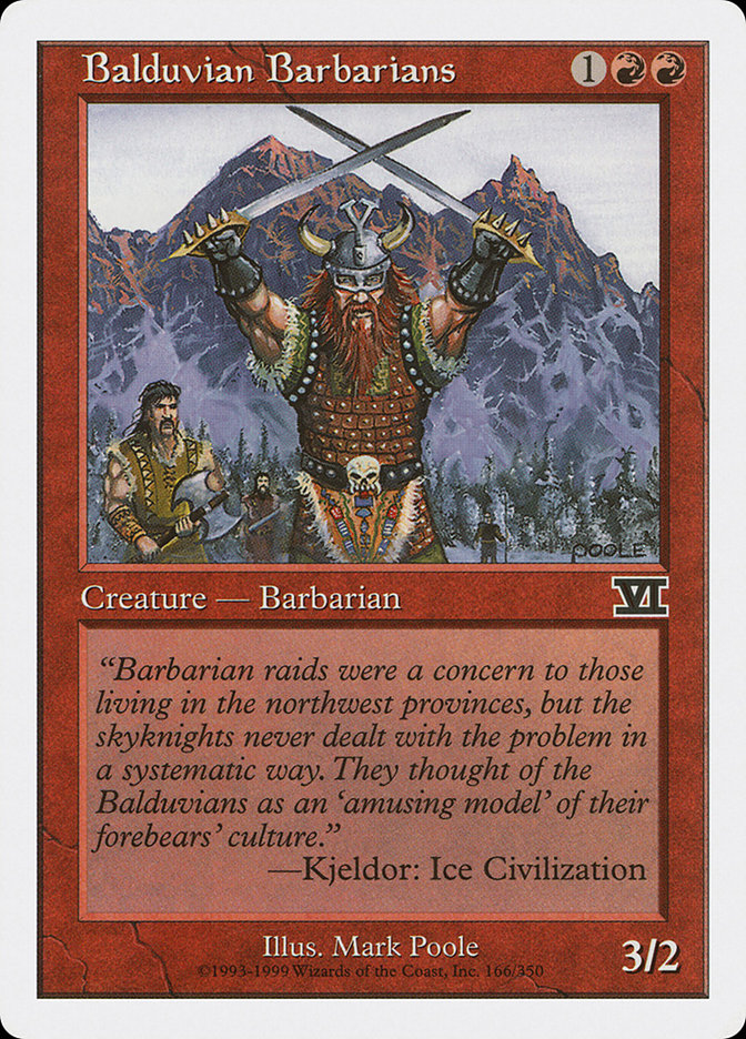 Balduvian Barbarians [Classic Sixth Edition] | Gamers Paradise