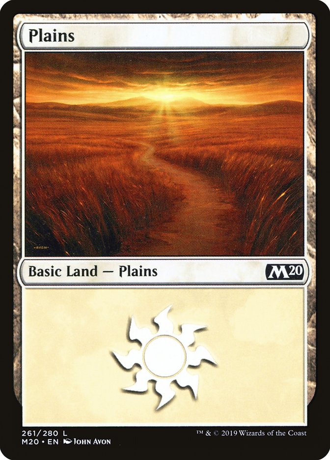 Plains (261) [Core Set 2020] | Gamers Paradise