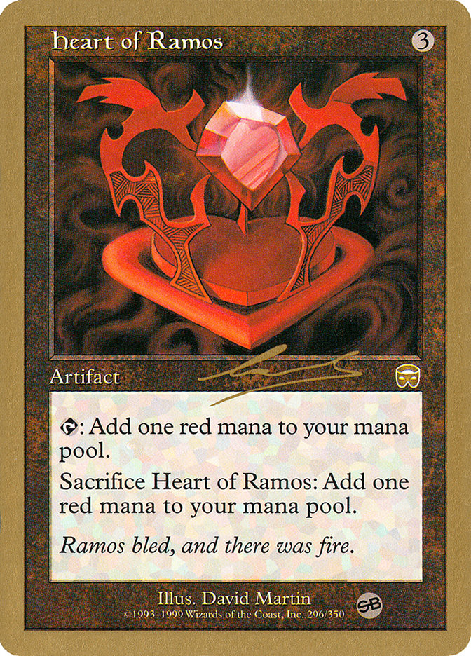 Heart of Ramos (Nicolas Labarre) (SB) [World Championship Decks 2000] | Gamers Paradise