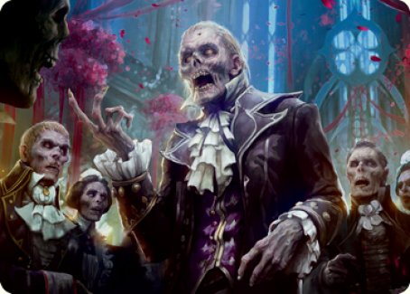 Undead Butler Art Card [Innistrad: Crimson Vow Art Series] | Gamers Paradise