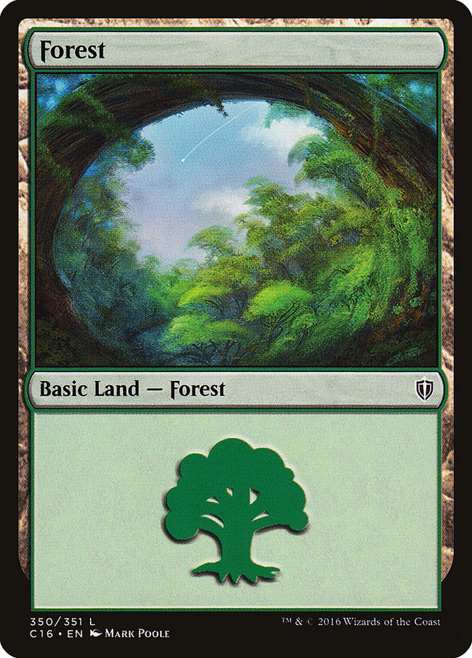 Forest (350) [Commander 2016] | Gamers Paradise