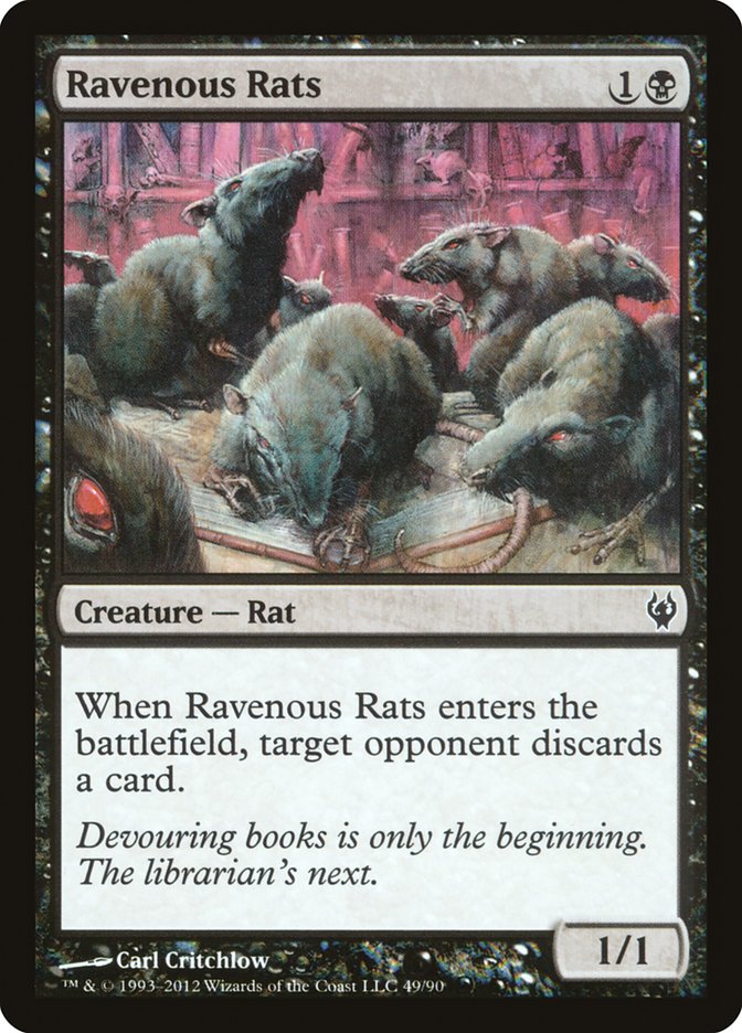 Ravenous Rats [Duel Decks: Izzet vs. Golgari] | Gamers Paradise