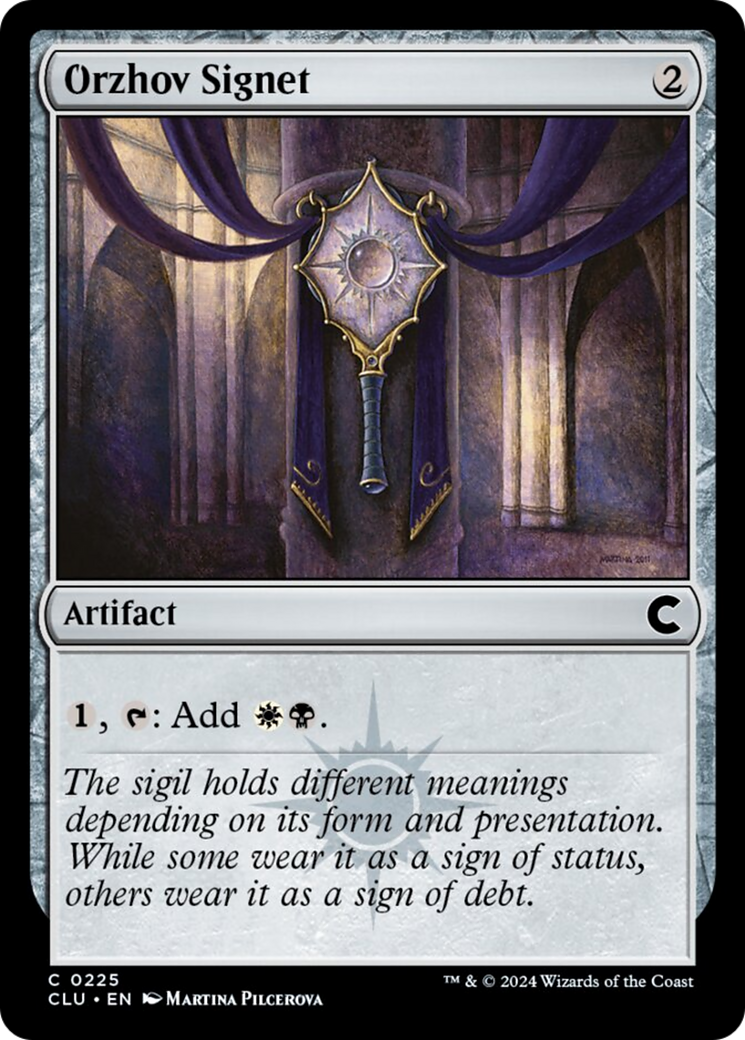 Orzhov Signet [Ravnica: Clue Edition] | Gamers Paradise
