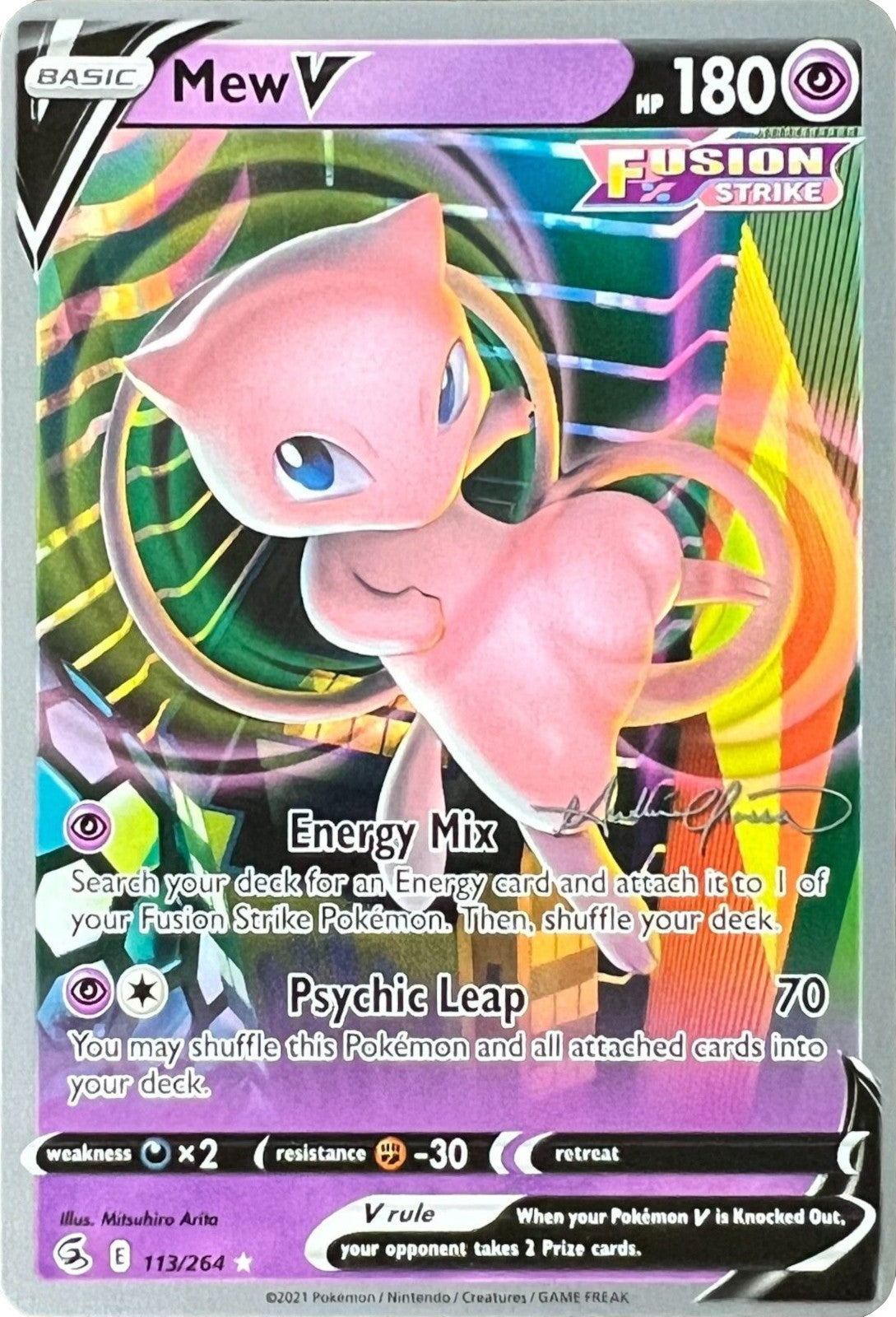 Mew V (113/264) (The Shape of Mew - Andre Chiasson) [World Championships 2022] | Gamers Paradise