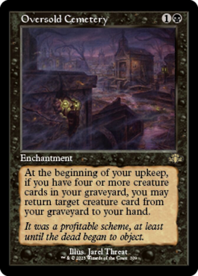 Oversold Cemetery (Retro) [Dominaria Remastered] | Gamers Paradise