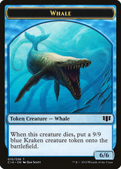 Whale // Zombie (011/036) Double-Sided Token [Commander 2014 Tokens] | Gamers Paradise