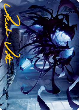 Spectral Adversary Art Card (Gold-Stamped Signature) [Innistrad: Midnight Hunt Art Series] | Gamers Paradise