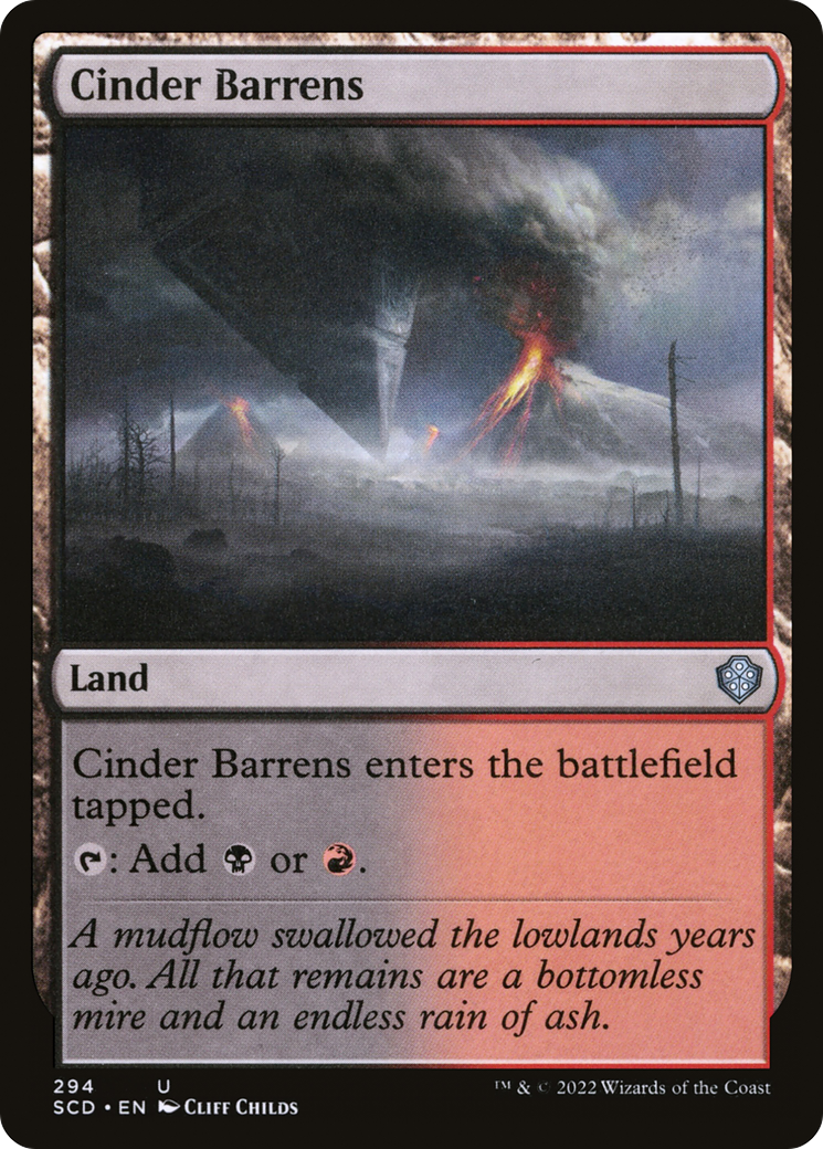 Cinder Barrens [Starter Commander Decks] | Gamers Paradise