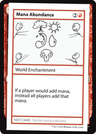 Mana Abundance (2021 Edition) [Mystery Booster Playtest Cards] | Gamers Paradise