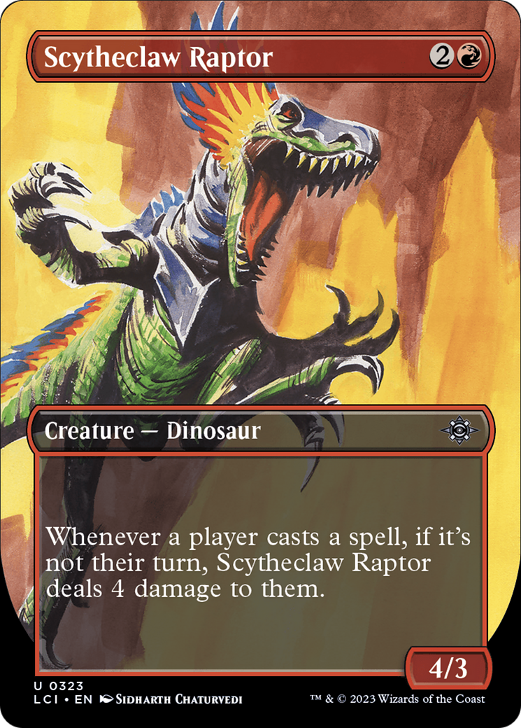Scytheclaw Raptor (Borderless) [The Lost Caverns of Ixalan] | Gamers Paradise