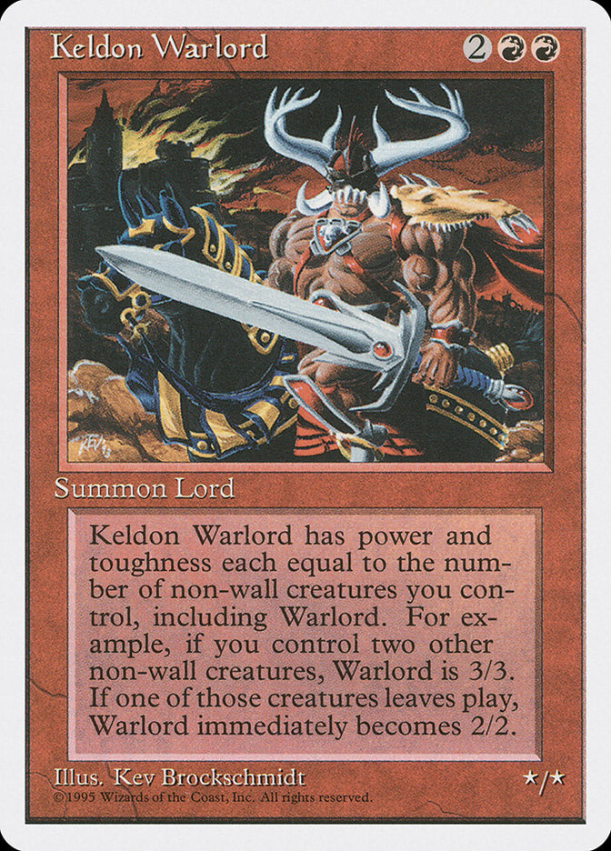 Keldon Warlord [Fourth Edition] | Gamers Paradise