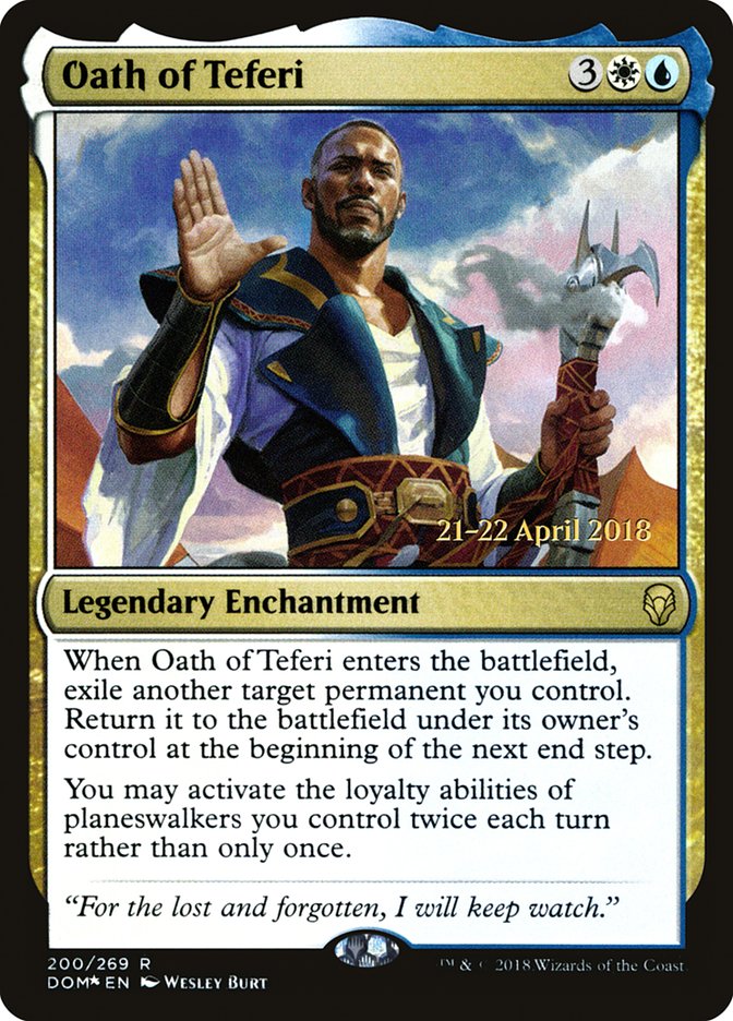 Oath of Teferi [Dominaria Prerelease Promos] | Gamers Paradise