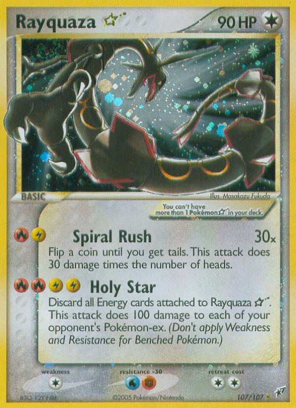 Rayquaza Star (107/107) [EX: Deoxys] | Gamers Paradise