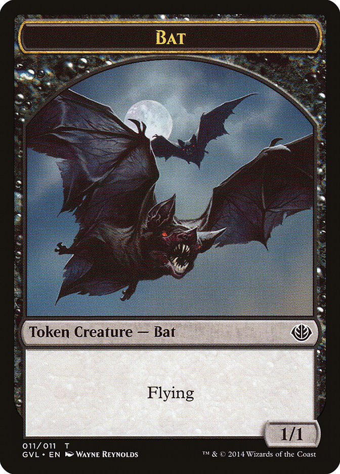 Bat Token (Garruk vs. Liliana) [Duel Decks Anthology Tokens] | Gamers Paradise
