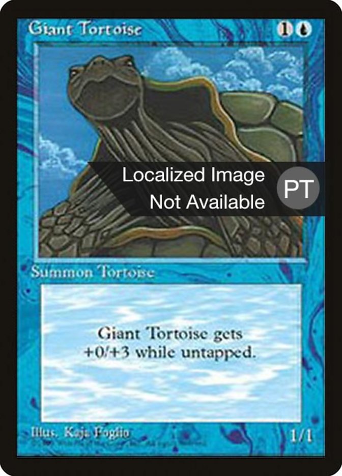 Giant Tortoise [Fourth Edition (Foreign Black Border)] | Gamers Paradise