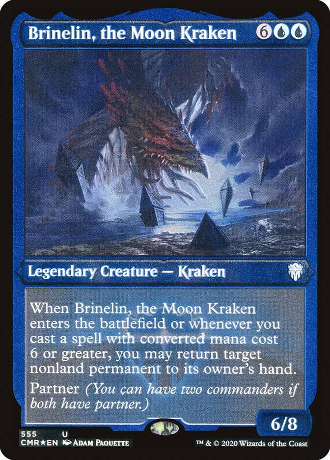 Brinelin, the Moon Kraken (Etched) [Commander Legends] | Gamers Paradise