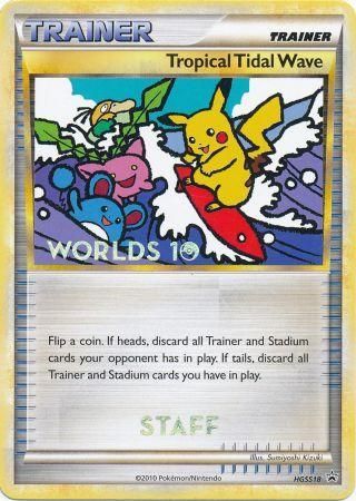 Tropical Tidal Wave (HGSS18) (Staff) [HeartGold & SoulSilver: Black Star Promos] | Gamers Paradise