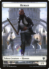 Human // Treasure Double-Sided Token [Commander 2020 Tokens] | Gamers Paradise