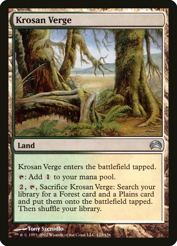 Krosan Verge [Planechase 2012] | Gamers Paradise