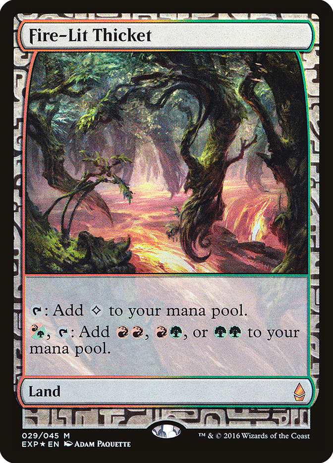 Fire-Lit Thicket [Zendikar Expeditions] | Gamers Paradise