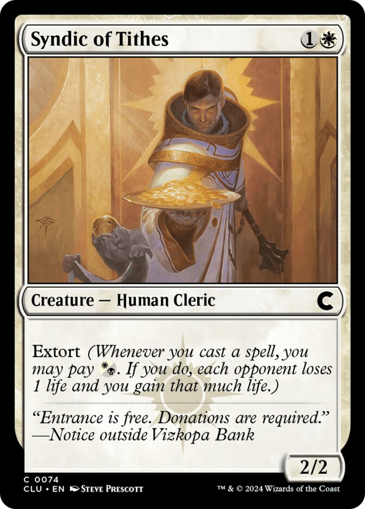 Syndic of Tithes [Ravnica: Clue Edition] | Gamers Paradise
