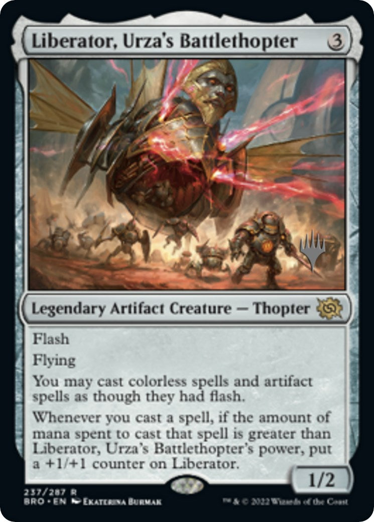 Liberator, Urza's Battlethopter (Promo Pack) [The Brothers' War Promos] | Gamers Paradise