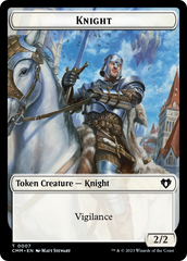 Eldrazi // Knight Double-Sided Token [Commander Masters Tokens] | Gamers Paradise