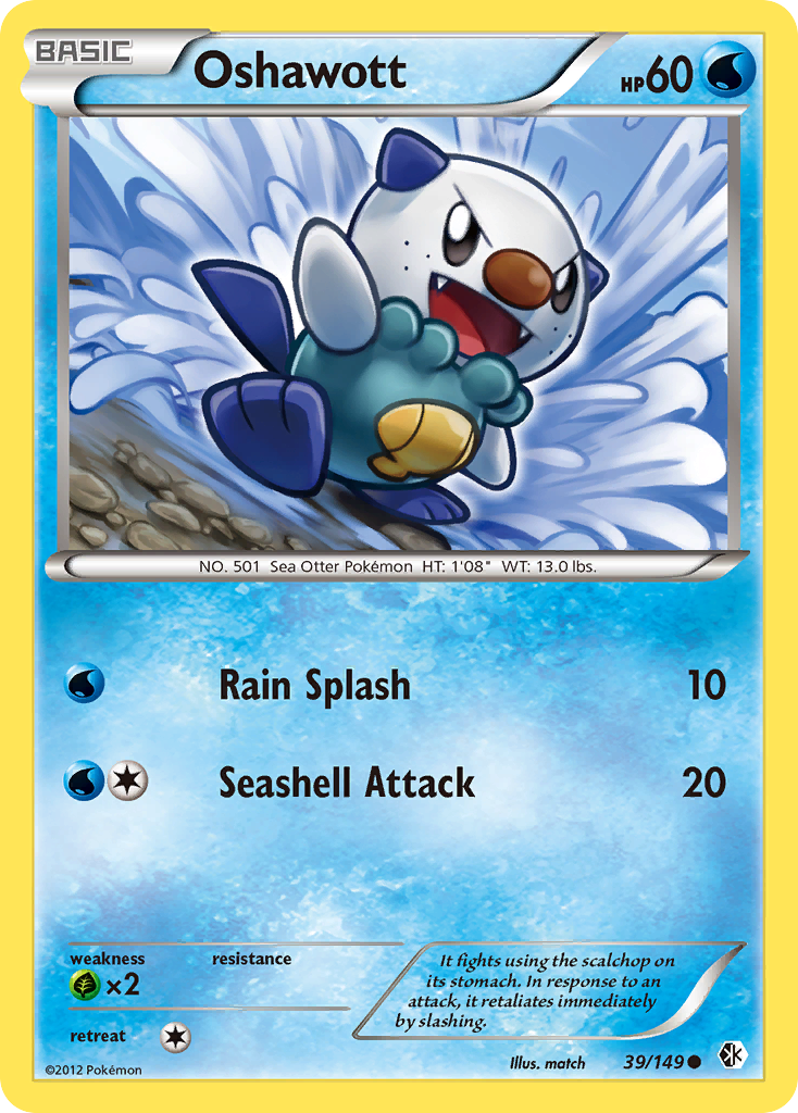 Oshawott (39/149) [Black & White: Boundaries Crossed] | Gamers Paradise
